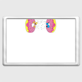 Магнит 45*70 с принтом Donut Portal , Пластик | Размер: 78*52 мм; Размер печати: 70*45 | Тематика изображения на принте: 