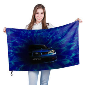 Флаг 3D с принтом Subaru , 100% полиэстер | плотность ткани — 95 г/м2, размер — 67 х 109 см. Принт наносится с одной стороны | impreza | jdm | sti | subaru | wrx