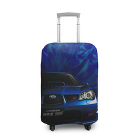 Чехол для чемодана 3D с принтом Subaru , 86% полиэфир, 14% спандекс | двустороннее нанесение принта, прорези для ручек и колес | impreza | jdm | sti | subaru | wrx