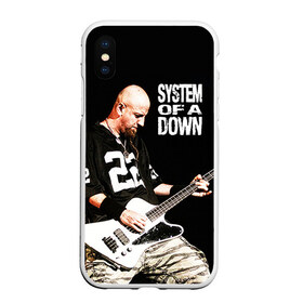 Чехол для iPhone XS Max матовый с принтом System of a Down , Силикон | Область печати: задняя сторона чехла, без боковых панелей | hard rock | metal | rock | serj | system of a down | tankian | метал | рок | систем | танкян | хардрок