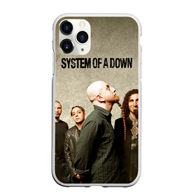 Чехол для iPhone 11 Pro матовый с принтом System of a Down , Силикон |  | hard rock | metal | rock | serj | system of a down | tankian | метал | рок | систем | танкян | хардрок