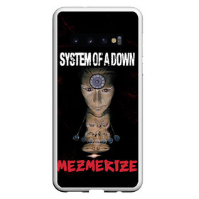 Чехол для Samsung Galaxy S10 с принтом System of a Down , Силикон | Область печати: задняя сторона чехла, без боковых панелей | hard rock | metal | rock | serj | system of a down | tankian | метал | рок | систем | танкян | хардрок