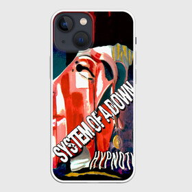 Чехол для iPhone 13 mini с принтом System of a Down ,  |  | hard rock | metal | rock | serj | system of a down | tankian | метал | рок | систем | танкян | хардрок