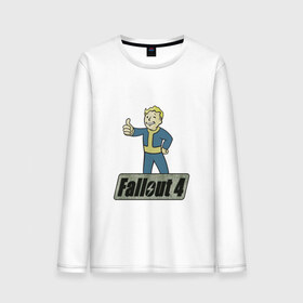 Мужской лонгслив хлопок с принтом Fallout 4 , 100% хлопок |  | fallout3 fallout4