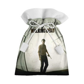 Подарочный 3D мешок с принтом The Walking Dead , 100% полиэстер | Размер: 29*39 см | зомби