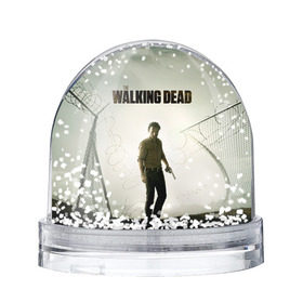 Снежный шар с принтом The Walking Dead , Пластик | Изображение внутри шара печатается на глянцевой фотобумаге с двух сторон | зомби