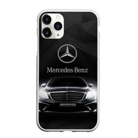 Чехол для iPhone 11 Pro матовый с принтом Mercedes , Силикон |  | amg | benz | mercedes | бенс | бенц | мерседес