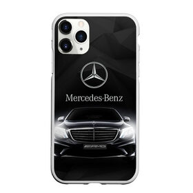 Чехол для iPhone 11 Pro Max матовый с принтом Mercedes , Силикон |  | Тематика изображения на принте: amg | benz | mercedes | бенс | бенц | мерседес