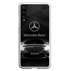 Чехол для Honor 20 с принтом Mercedes , Силикон | Область печати: задняя сторона чехла, без боковых панелей | amg | benz | mercedes | бенс | бенц | мерседес