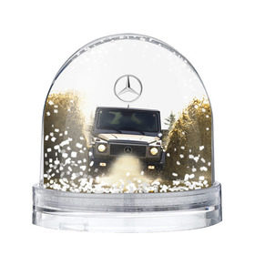 Снежный шар с принтом Mercedes , Пластик | Изображение внутри шара печатается на глянцевой фотобумаге с двух сторон | amg | benz | gelentvagen | mercedes | бенс | бенц | гелентваген | гелик | мерседес