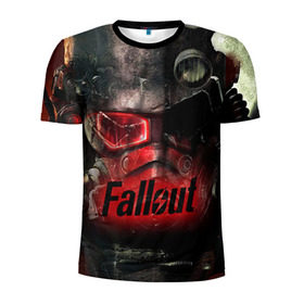 Мужская футболка 3D спортивная с принтом Fallout , 100% полиэстер с улучшенными характеристиками | приталенный силуэт, круглая горловина, широкие плечи, сужается к линии бедра | fallout | бункер | постапокалиптические | фалаут | фаллаут | фолаут | фоллаут