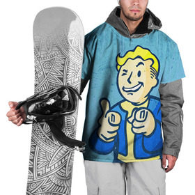 Накидка на куртку 3D с принтом Fallout , 100% полиэстер |  | Тематика изображения на принте: boy | fallout | vault | бункер | постапокалиптические | фалаут | фаллаут | фолаут | фоллаут