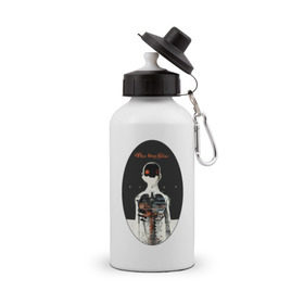 Бутылка спортивная с принтом Three Days Grace Human , металл | емкость — 500 мл, в комплекте две пластиковые крышки и карабин для крепления | three days grace