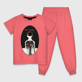 Детская пижама хлопок с принтом Three Days Grace Human , 100% хлопок |  брюки и футболка прямого кроя, без карманов, на брюках мягкая резинка на поясе и по низу штанин
 | three days grace