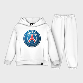 Детский костюм хлопок Oversize с принтом Paris Saint Germain ,  |  | псж