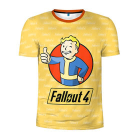 Мужская футболка 3D спортивная с принтом Fallout , 100% полиэстер с улучшенными характеристиками | приталенный силуэт, круглая горловина, широкие плечи, сужается к линии бедра | fallout | бункер | постапокалиптические | фалаут | фаллаут | фолаут | фоллаут