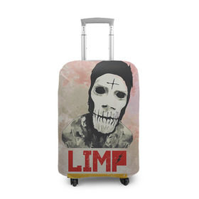 Чехол для чемодана 3D с принтом Limp Bizkit , 86% полиэфир, 14% спандекс | двустороннее нанесение принта, прорези для ручек и колес | bizkit | limp | limp bizkit | бизкит | лимп | лимп бизкит | лимпбизкит | рок