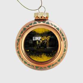 Стеклянный ёлочный шар с принтом Limp Bizkit , Стекло | Диаметр: 80 мм | bizkit | limp | limp bizkit | бизкит | лимп | лимп бизкит | лимпбизкит | рок