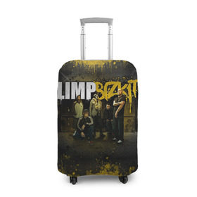 Чехол для чемодана 3D с принтом Limp Bizkit , 86% полиэфир, 14% спандекс | двустороннее нанесение принта, прорези для ручек и колес | bizkit | limp | limp bizkit | бизкит | лимп | лимп бизкит | лимпбизкит | рок