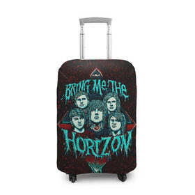 Чехол для чемодана 3D с принтом Bring Me The Horizon , 86% полиэфир, 14% спандекс | двустороннее нанесение принта, прорези для ручек и колес | bmth | bring me the horizon | hardcore | rock | музыка | рок