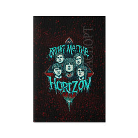 Обложка для паспорта матовая кожа с принтом Bring Me The Horizon , натуральная матовая кожа | размер 19,3 х 13,7 см; прозрачные пластиковые крепления | bmth | bring me the horizon | hardcore | rock | музыка | рок