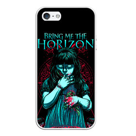Чехол для iPhone 5/5S матовый с принтом Bring Me The Horizon , Силикон | Область печати: задняя сторона чехла, без боковых панелей | bmth | bring me the horizon | hardcore | rock | музыка | рок