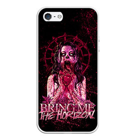 Чехол для iPhone 5/5S матовый с принтом Bring Me The Horizon , Силикон | Область печати: задняя сторона чехла, без боковых панелей | bmth | bring me the horizon | hardcore | rock | музыка | рок