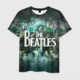 Мужская футболка 3D с принтом The Beatles , 100% полиэфир | прямой крой, круглый вырез горловины, длина до линии бедер | Тематика изображения на принте: beatles | rock | the beatles | битлз | битлс | битлы | рок