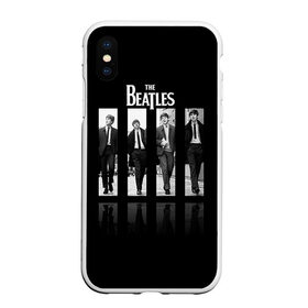 Чехол для iPhone XS Max матовый с принтом The Beatles , Силикон | Область печати: задняя сторона чехла, без боковых панелей | beatles | rock | the beatles | битлз | битлс | битлы | рок