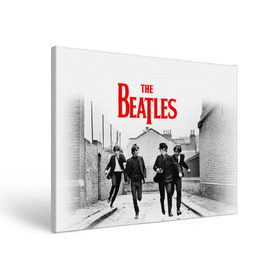 Холст прямоугольный с принтом The Beatles , 100% ПВХ |  | beatles | rock | the beatles | битлз | битлс | битлы | рок