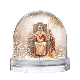 Снежный шар с принтом Вальгалла , Пластик | Изображение внутри шара печатается на глянцевой фотобумаге с двух сторон | вальгалла | валькирии | викинги | норвегия | один | рай | язычество