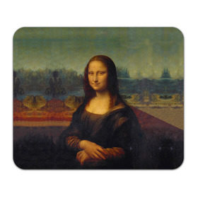 Коврик прямоугольный с принтом Леонардо да Винчи - Мона Лиза , натуральный каучук | размер 230 х 185 мм; запечатка лицевой стороны | картина | леонардо да винчи | лиза | мона | мона лиза | художник