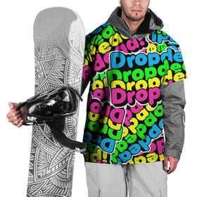 Накидка на куртку 3D с принтом Drop Dead , 100% полиэстер |  | Тематика изображения на принте: drop dead