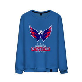 Мужской свитшот хлопок с принтом Washington Capitals , 100% хлопок |  | capitals | washington capitals | спорт | хоккей