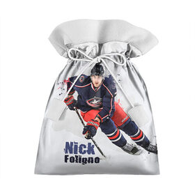 Подарочный 3D мешок с принтом Ник Фолиньо , 100% полиэстер | Размер: 29*39 см | капитан | ник фолиньо | спорт | хоккей