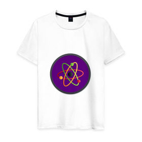Мужская футболка хлопок с принтом Science , 100% хлопок | прямой крой, круглый вырез горловины, длина до линии бедер, слегка спущенное плечо. | science | наука | физика | химия