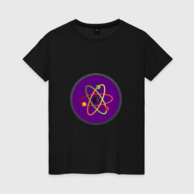 Женская футболка хлопок с принтом Science , 100% хлопок | прямой крой, круглый вырез горловины, длина до линии бедер, слегка спущенное плечо | science | наука | физика | химия