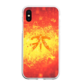 Чехол для iPhone XS Max матовый с принтом FNATIC CLOTHES COLLECTION , Силикон | Область печати: задняя сторона чехла, без боковых панелей | fnatic