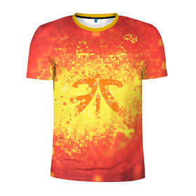 Мужская футболка 3D спортивная с принтом FNATIC CLOTHES COLLECTION , 100% полиэстер с улучшенными характеристиками | приталенный силуэт, круглая горловина, широкие плечи, сужается к линии бедра | Тематика изображения на принте: fnatic