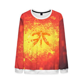 Мужской свитшот 3D с принтом FNATIC CLOTHES COLLECTION , 100% полиэстер с мягким внутренним слоем | круглый вырез горловины, мягкая резинка на манжетах и поясе, свободная посадка по фигуре | fnatic