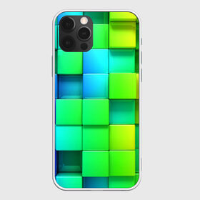 Чехол для iPhone 12 Pro Max с принтом Кубики , Силикон |  | абстракции | геометрия