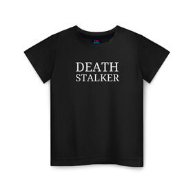 Детская футболка хлопок с принтом Bones Sesh Death Stalker , 100% хлопок | круглый вырез горловины, полуприлегающий силуэт, длина до линии бедер | bones | death stalker | deathstalker | rap | rapteamsesh | sesh | teamsesh