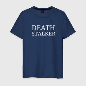 Мужская футболка хлопок с принтом Bones Sesh Death Stalker , 100% хлопок | прямой крой, круглый вырез горловины, длина до линии бедер, слегка спущенное плечо. | Тематика изображения на принте: bones | death stalker | deathstalker | rap | rapteamsesh | sesh | teamsesh