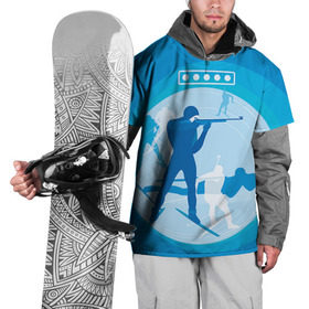 Накидка на куртку 3D с принтом Биатлон , 100% полиэстер |  | Тематика изображения на принте: biathlon | sport | winter | биатлон | биатлонисты | зимние виды спорта | спорт | стрельба