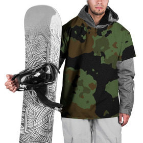 Накидка на куртку 3D с принтом Камуфляж Вельветовый эффект , 100% полиэстер |  | camo | camouflage | military | камо