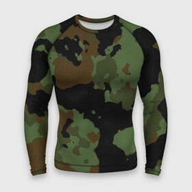 Мужской рашгард 3D с принтом Камуфляж Вельветовый эффект ,  |  | camo | camouflage | military | камо