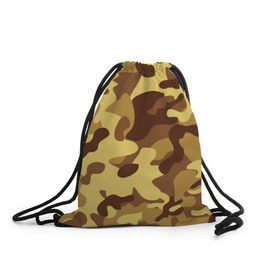 Рюкзак-мешок 3D с принтом Пустынный камуфляж , 100% полиэстер | плотность ткани — 200 г/м2, размер — 35 х 45 см; лямки — толстые шнурки, застежка на шнуровке, без карманов и подкладки | camo | camouflage | military | камо
