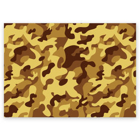 Поздравительная открытка с принтом Пустынный камуфляж , 100% бумага | плотность бумаги 280 г/м2, матовая, на обратной стороне линовка и место для марки
 | Тематика изображения на принте: camo | camouflage | military | камо