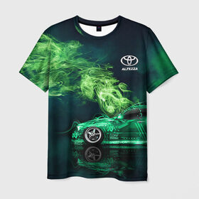Мужская футболка 3D с принтом Toyota Altezza , 100% полиэфир | прямой крой, круглый вырез горловины, длина до линии бедер | altezza | jdm | toyota | альтеза | ждм | тоёта | тойота