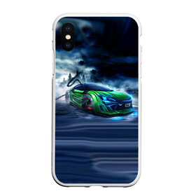 Чехол для iPhone XS Max матовый с принтом Toyota FT-86 , Силикон | Область печати: задняя сторона чехла, без боковых панелей | ft 86 | toyota | тоёта | тойота